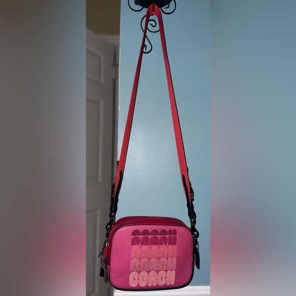 Coach Camera Bag with Coach Print/ Colorblock - Picture 2 of 11